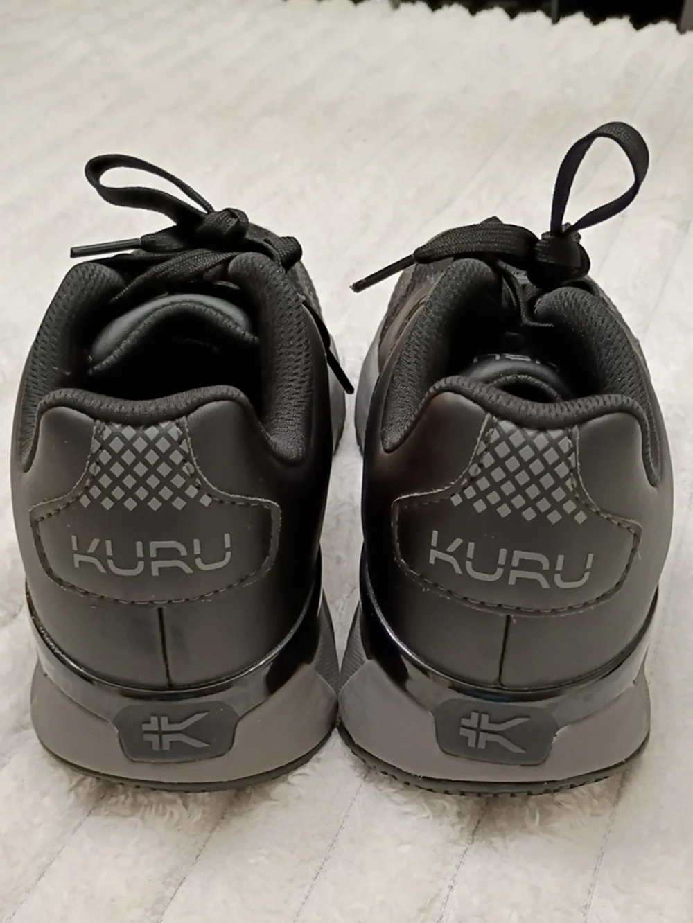 Kuru Quantum 2 Black Plantar Fascitis Orthopedic Support Walking Work Shoes 7W